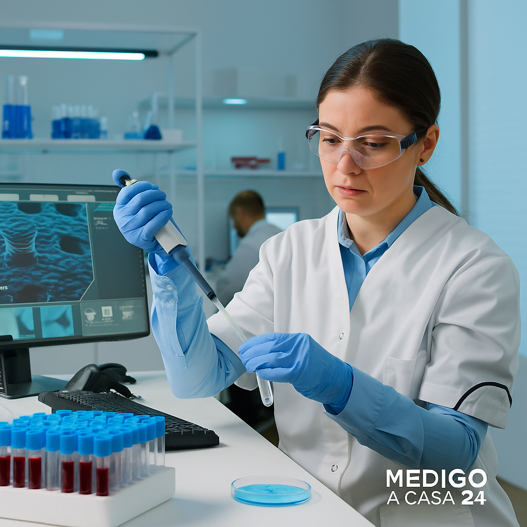 Exámenes de laboratorio a domicilio